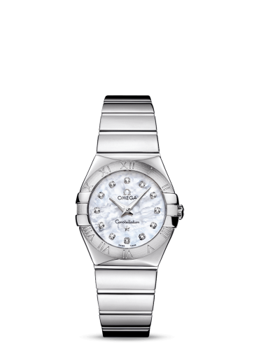 Omega Constellation Quartz 27 Polished Stainless Steel / MOP